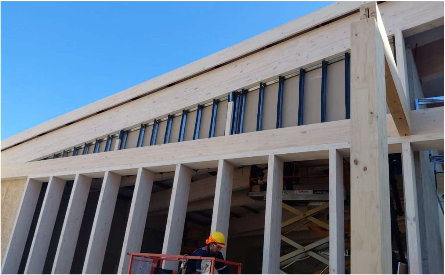 Estructura de madera laminada